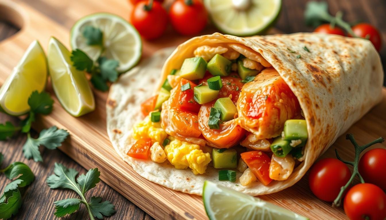 Salmon Breakfast Burritos