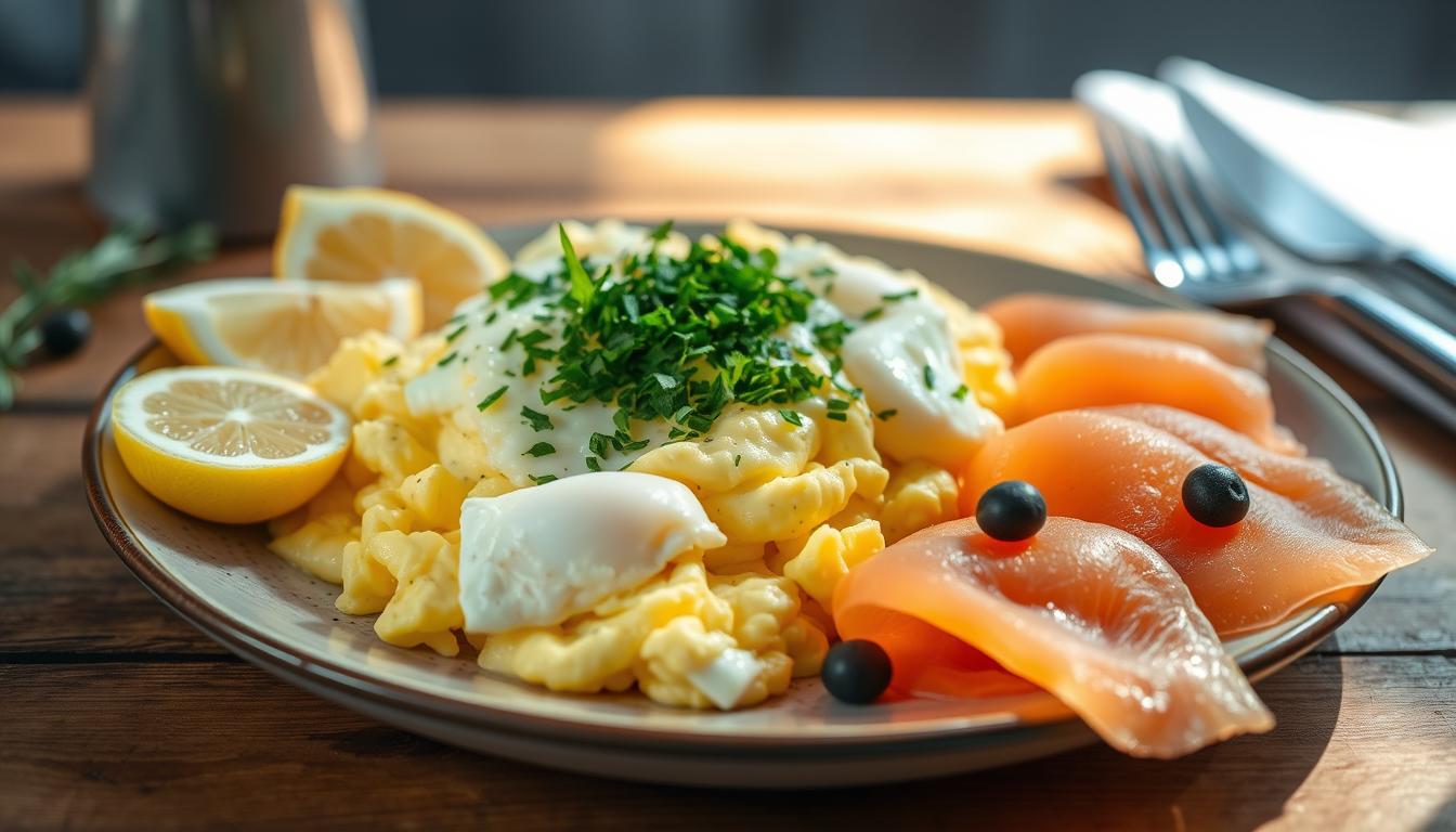 Salmon and Scrambled Eggs