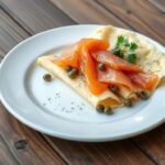 Savory Salmon Breakfast Crepes