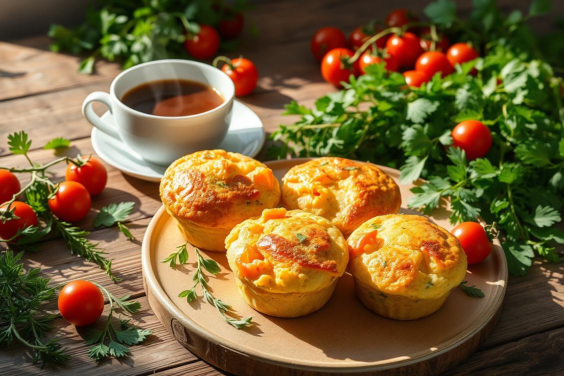 Simple Salmon Egg Muffins