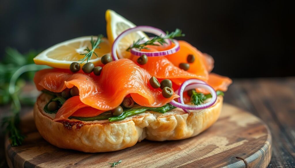 Smoked Salmon Bagel